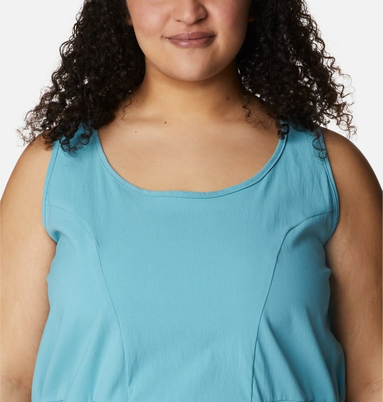 Women's Columbia On The Go Dress Turquoise | Plus Size CA-H3C1A